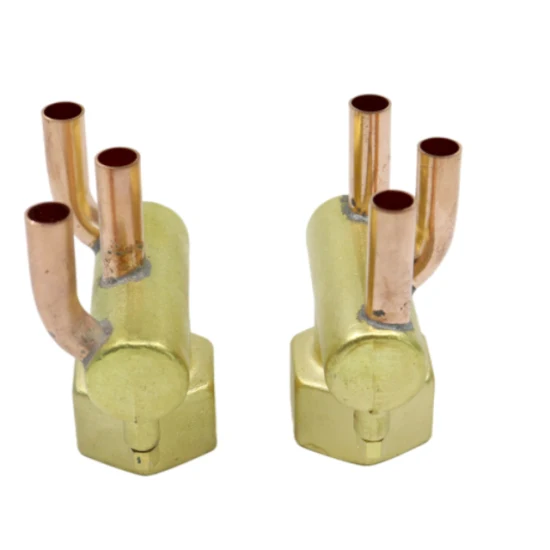 Water Brass Header for Fan Coil Units